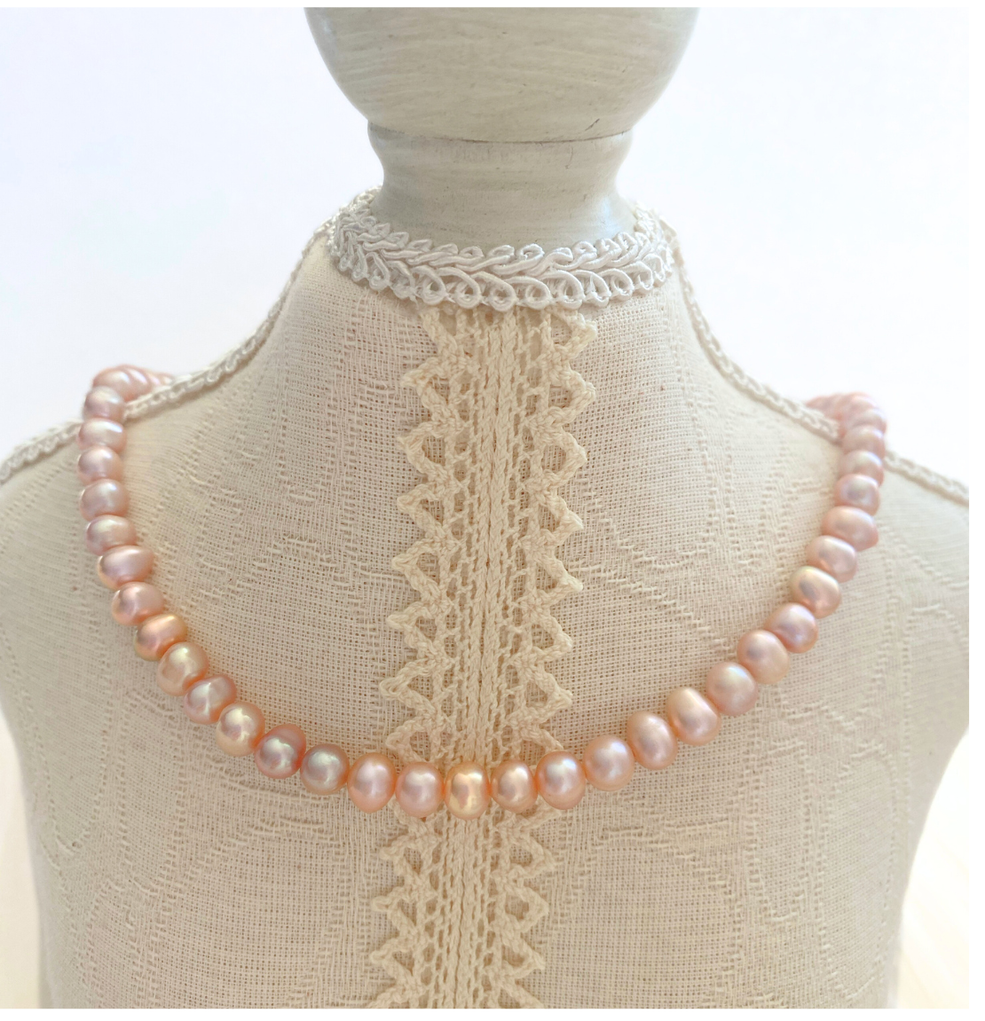 Pink Pearl Necklace
