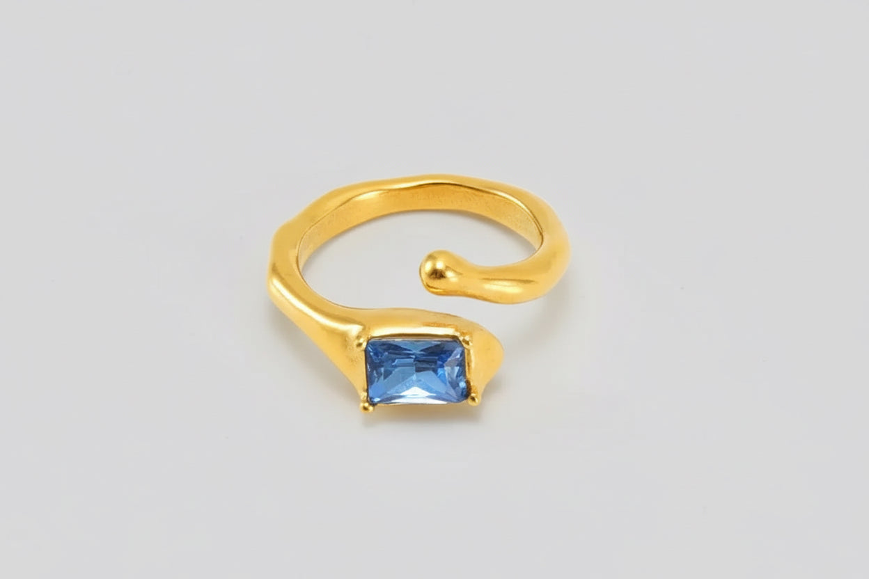 Blue Gem Ring