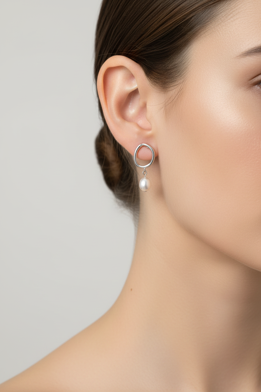 Little Drop Pearl Earrings