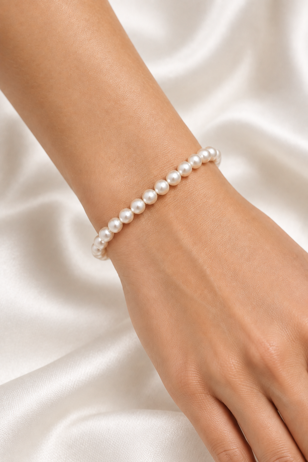Classic White Pearl Bracelet