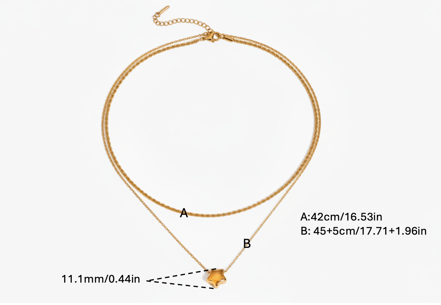 Fat Star Necklace