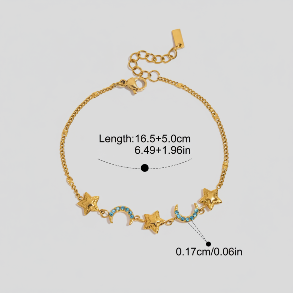 Star Moon Bracelet