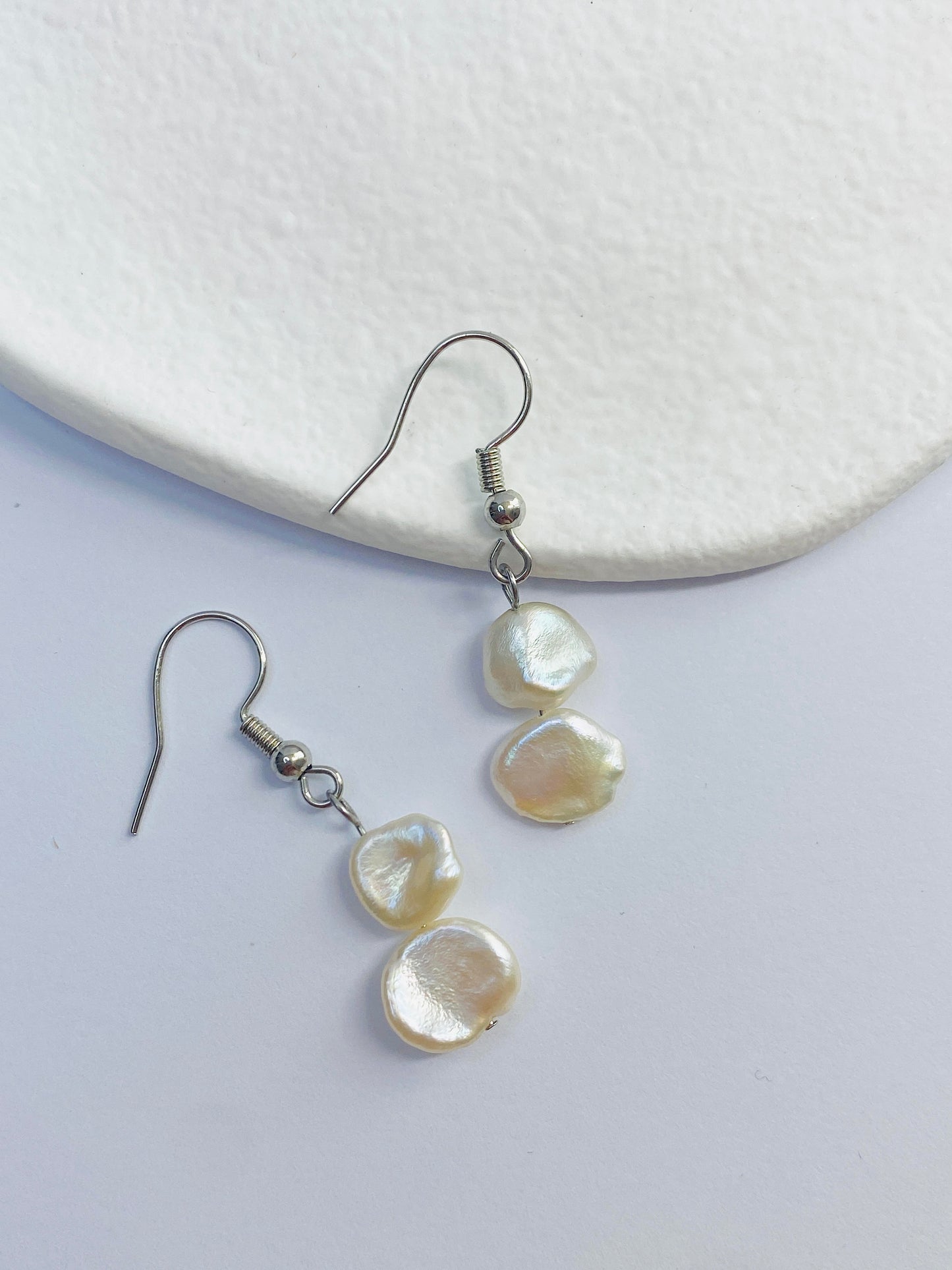 Flower Pearl Earrings