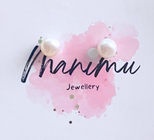 Pearl Stud Earrings