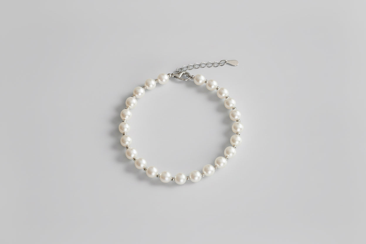 White Pearl Bracelet