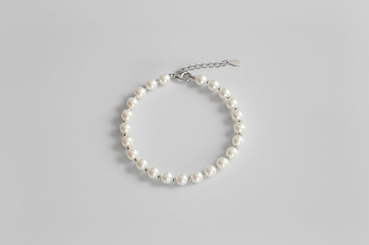 White Pearl Bracelet