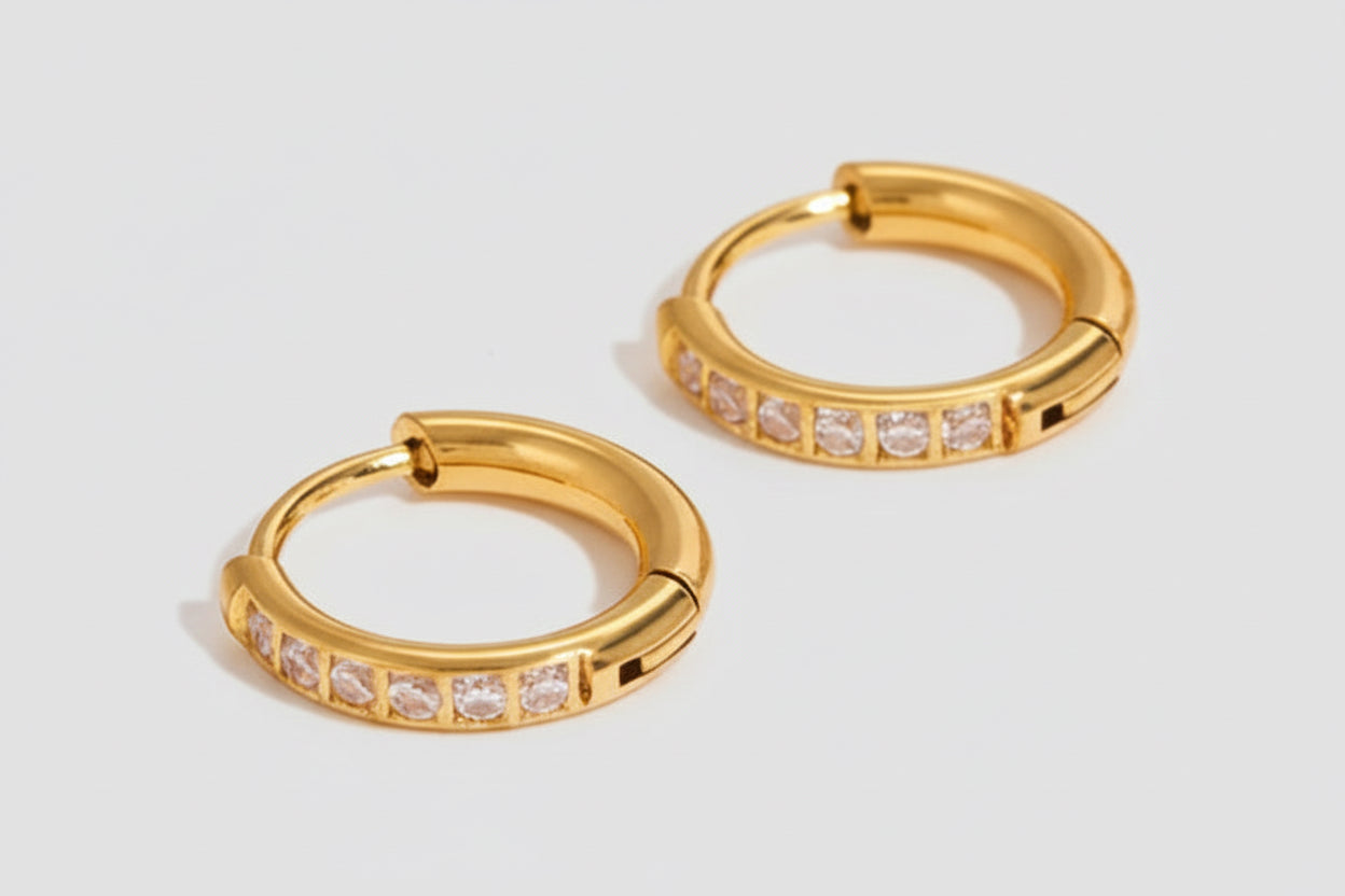 Simple Gem Earring