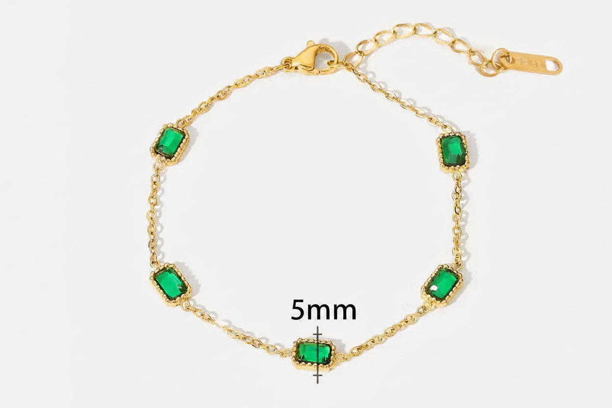 Green Gem Bracelet