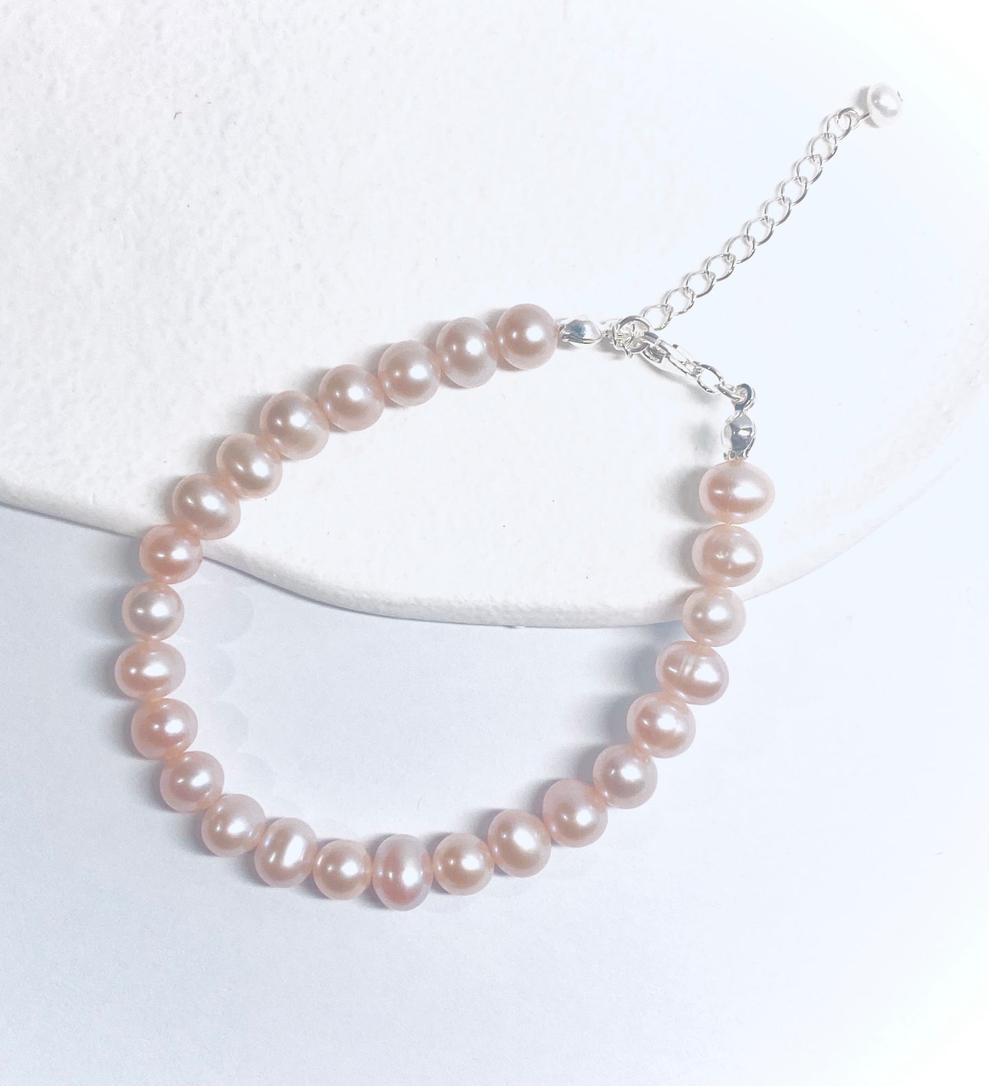 Pink Pearl Bracelet