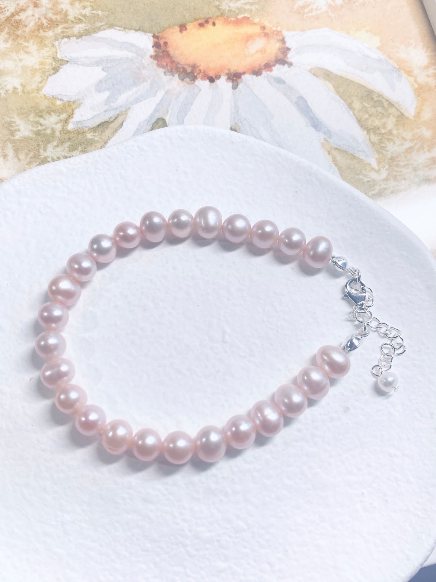 Pink Pearl Bracelet