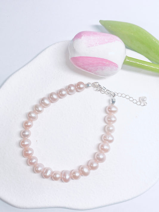 Pink Pearl Bracelet