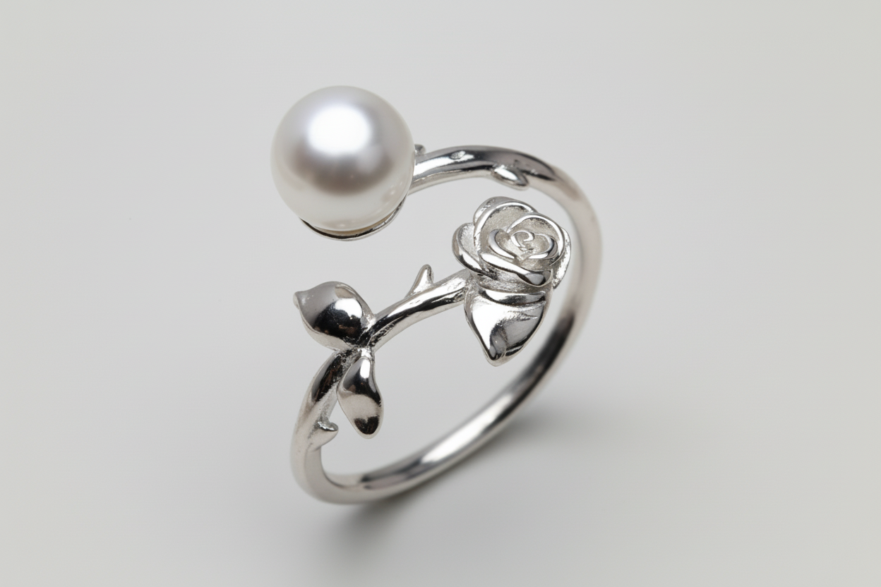Rose Pearl Ring