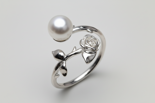 Rose Pearl Ring