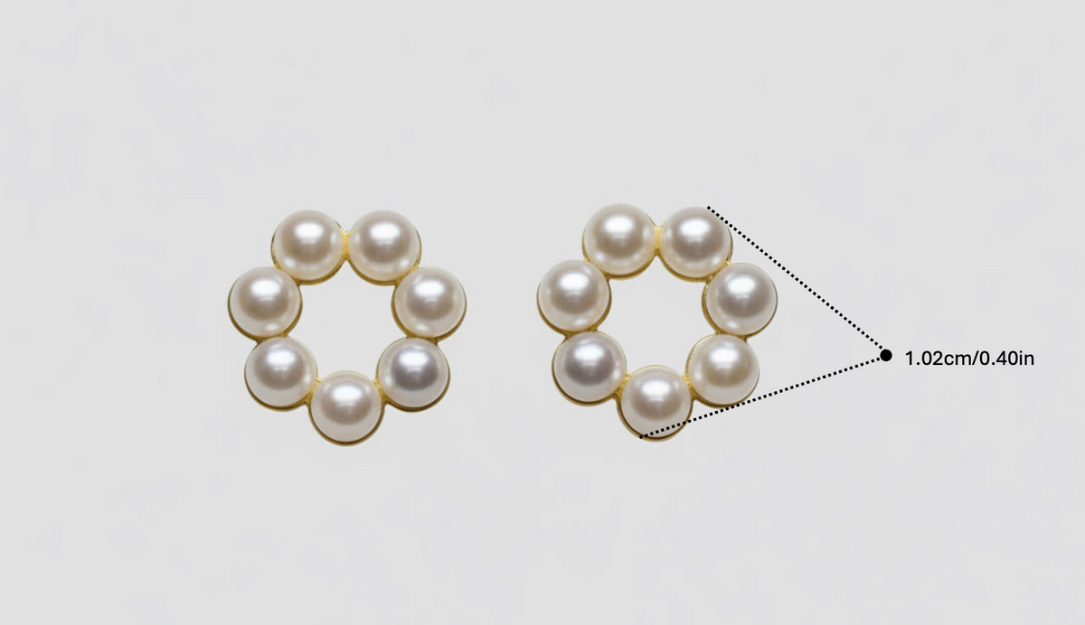 Pearl Bloom Stud Earrings