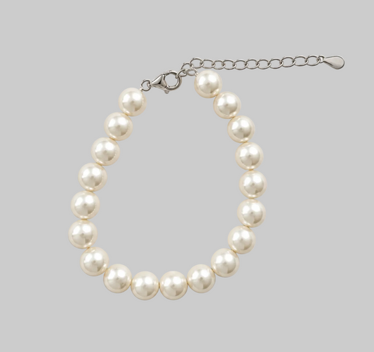 Classic White Pearl Bracelet