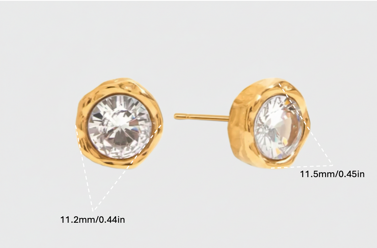Gem Stud Earring