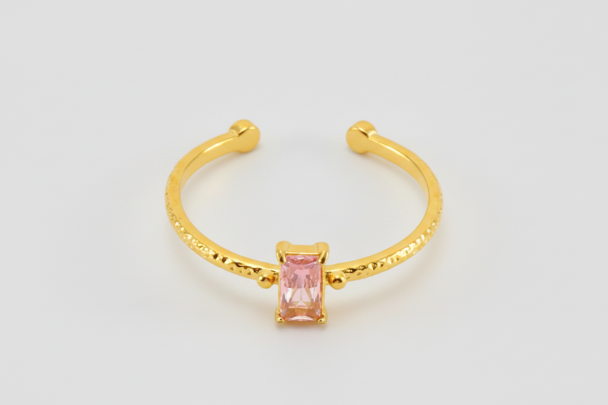 Pink Gem Ring