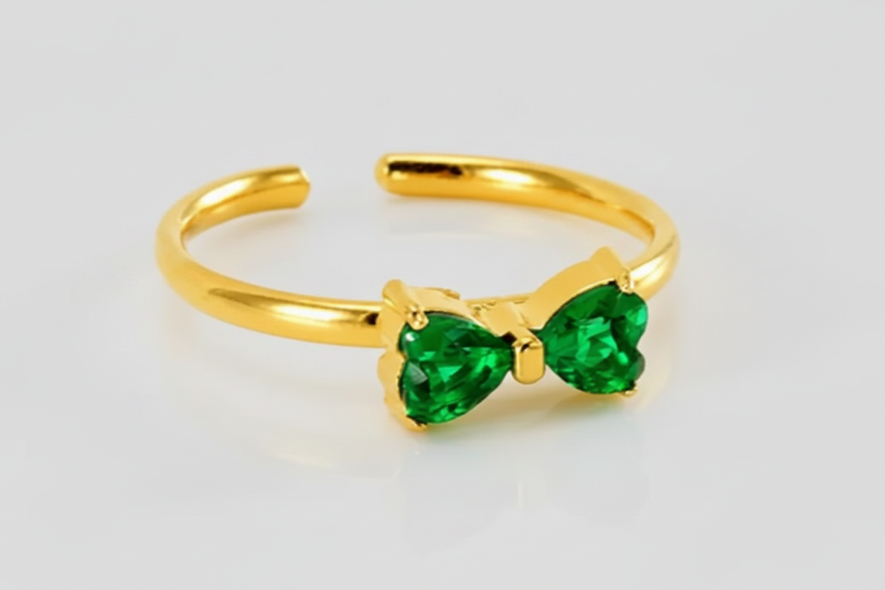 Green Bow Ring