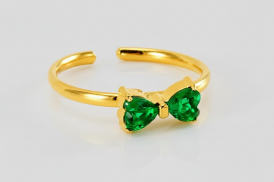Green Bow Ring