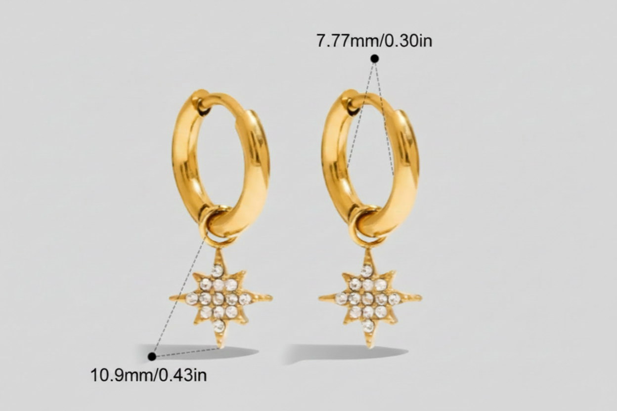 Star Gem Earring