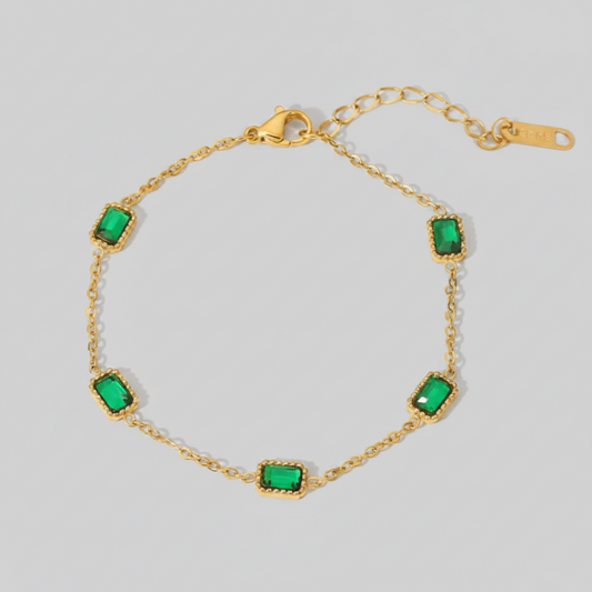 Green Gem Bracelet