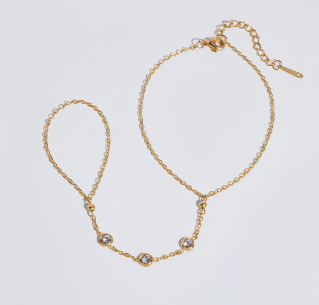 White Gem Handchain