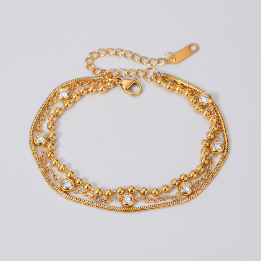Triple Gem Bracelet