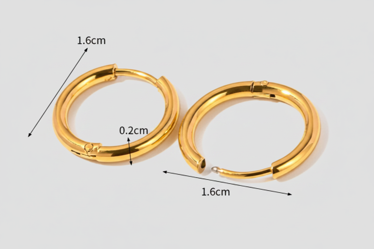 Simple Ring Earring
