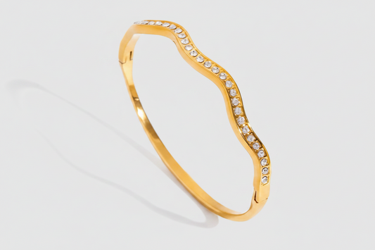 Small Wave Bangle