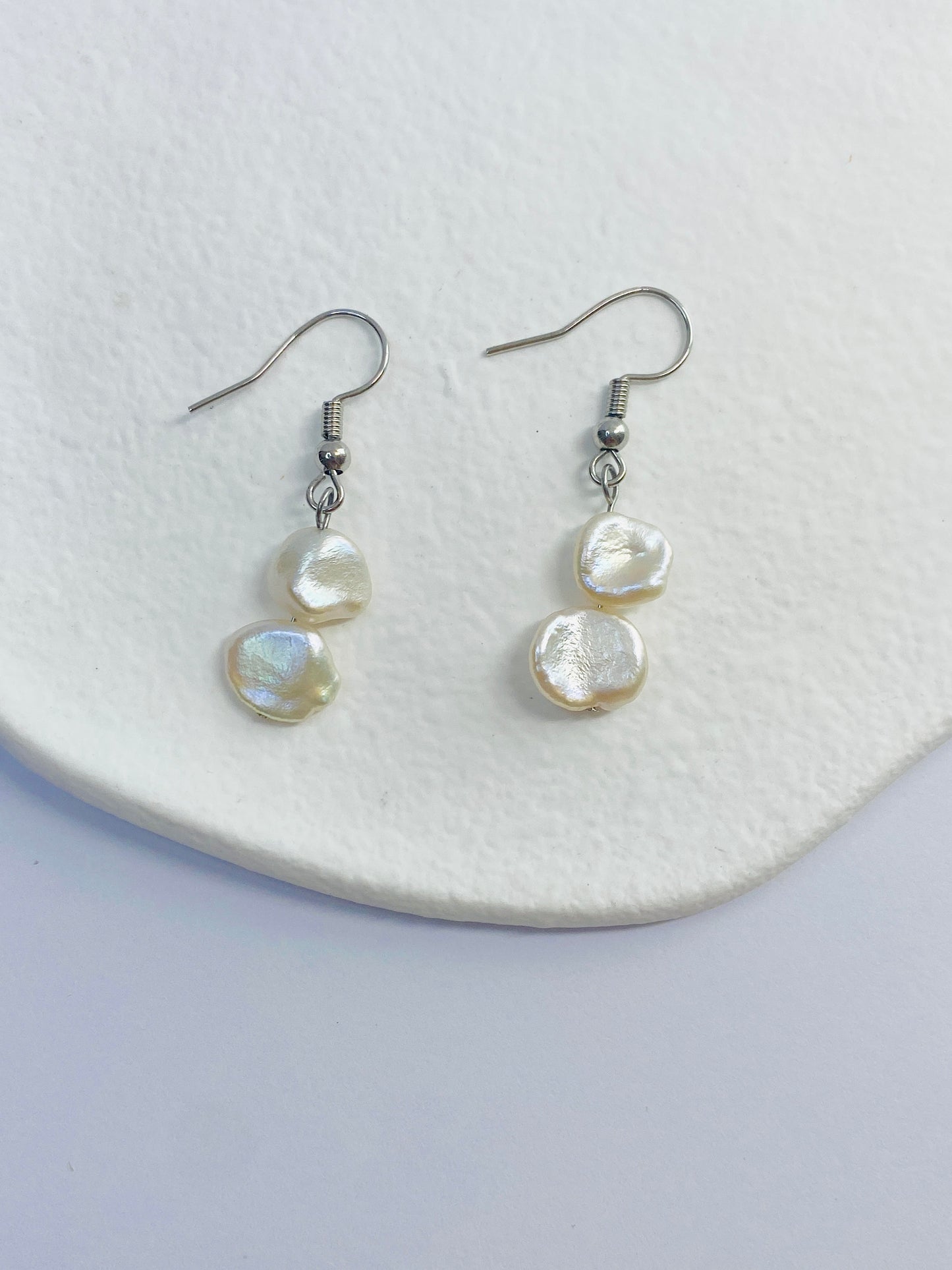 Flower Pearl Earrings