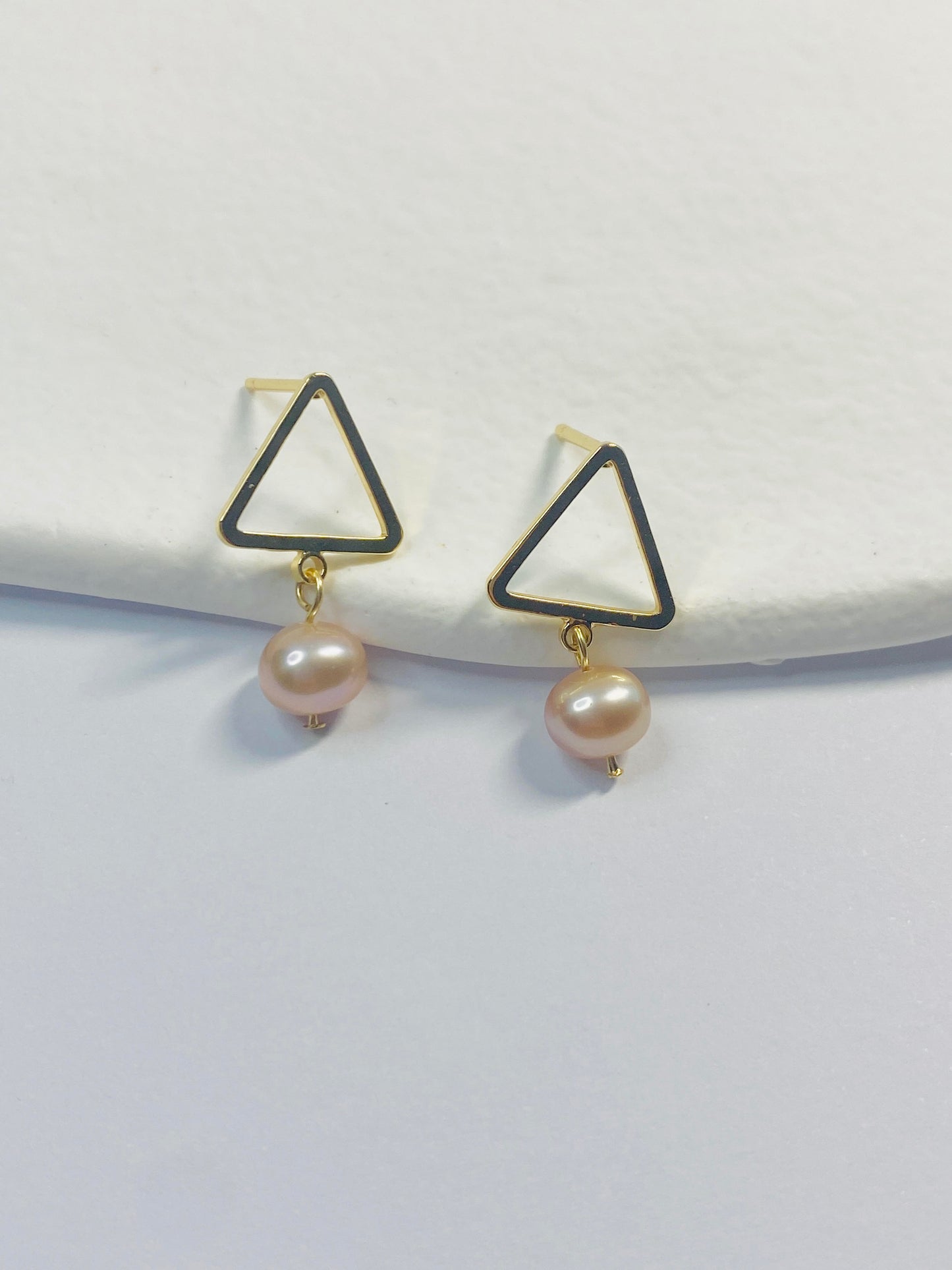 Triangle Dangle Earrings