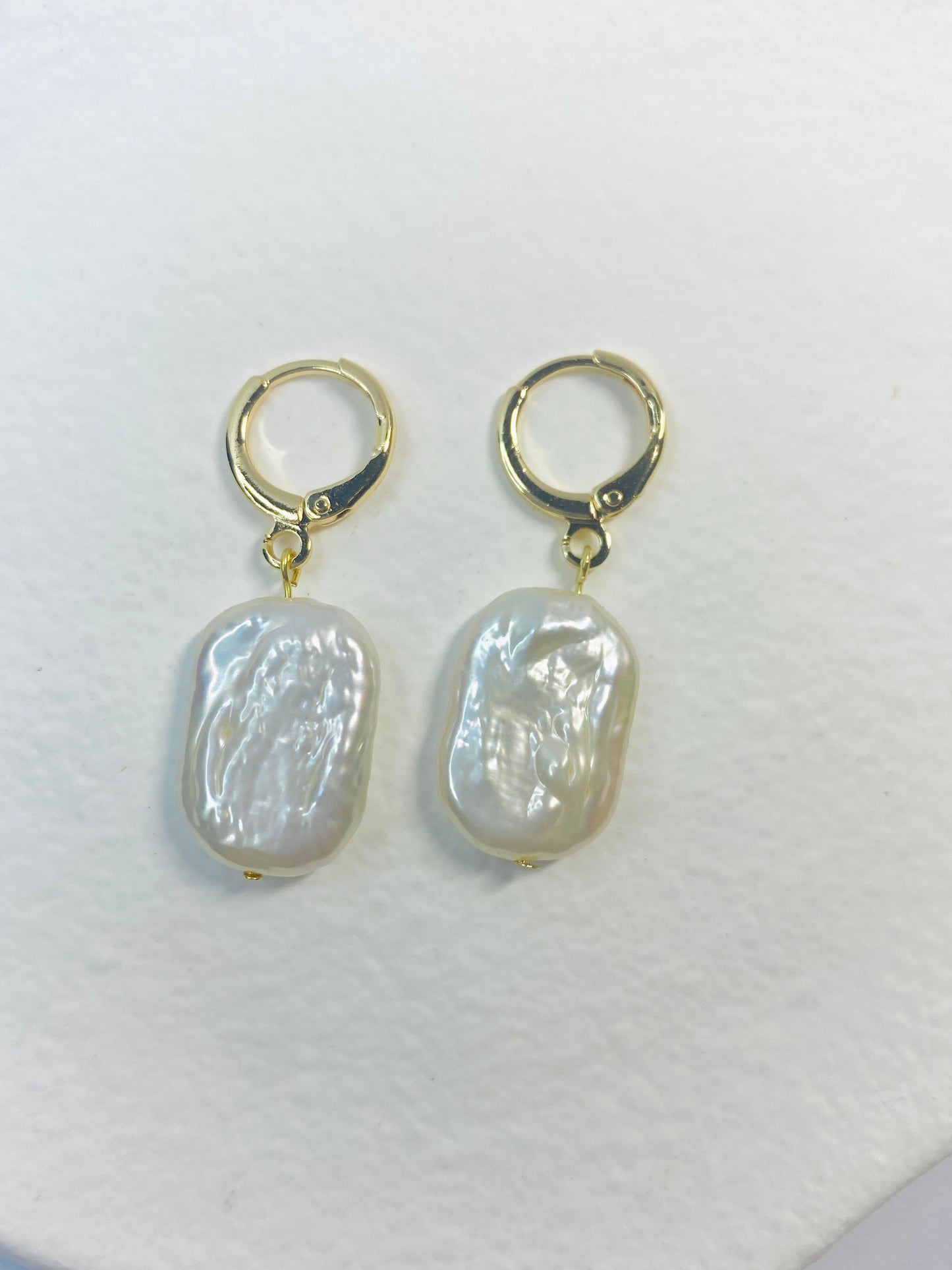 Square Pearl Earrings