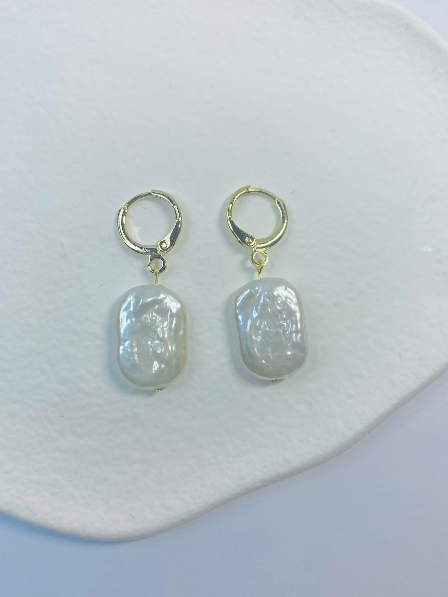 Square Pearl Earrings