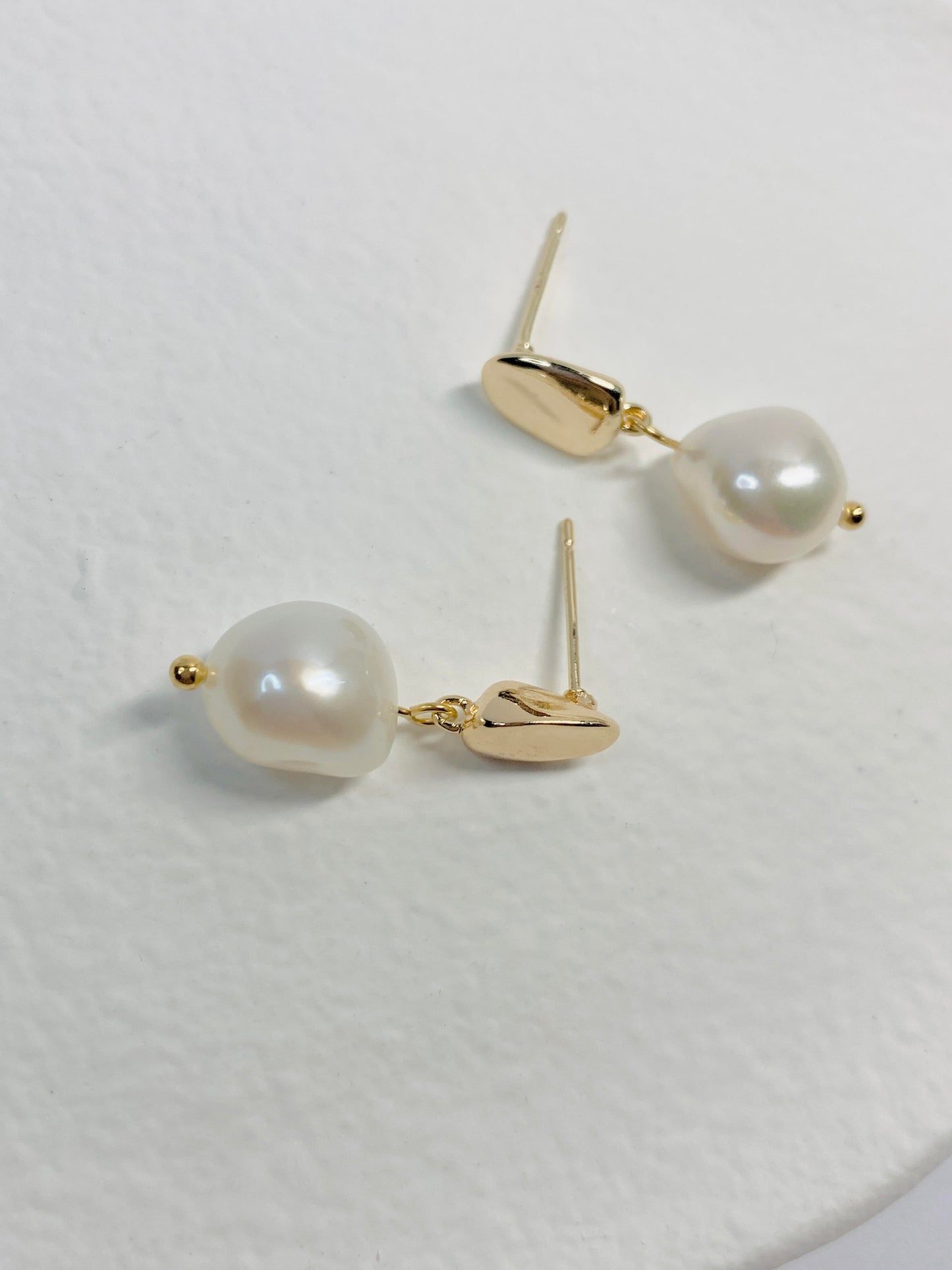 Big Pearl Earrings